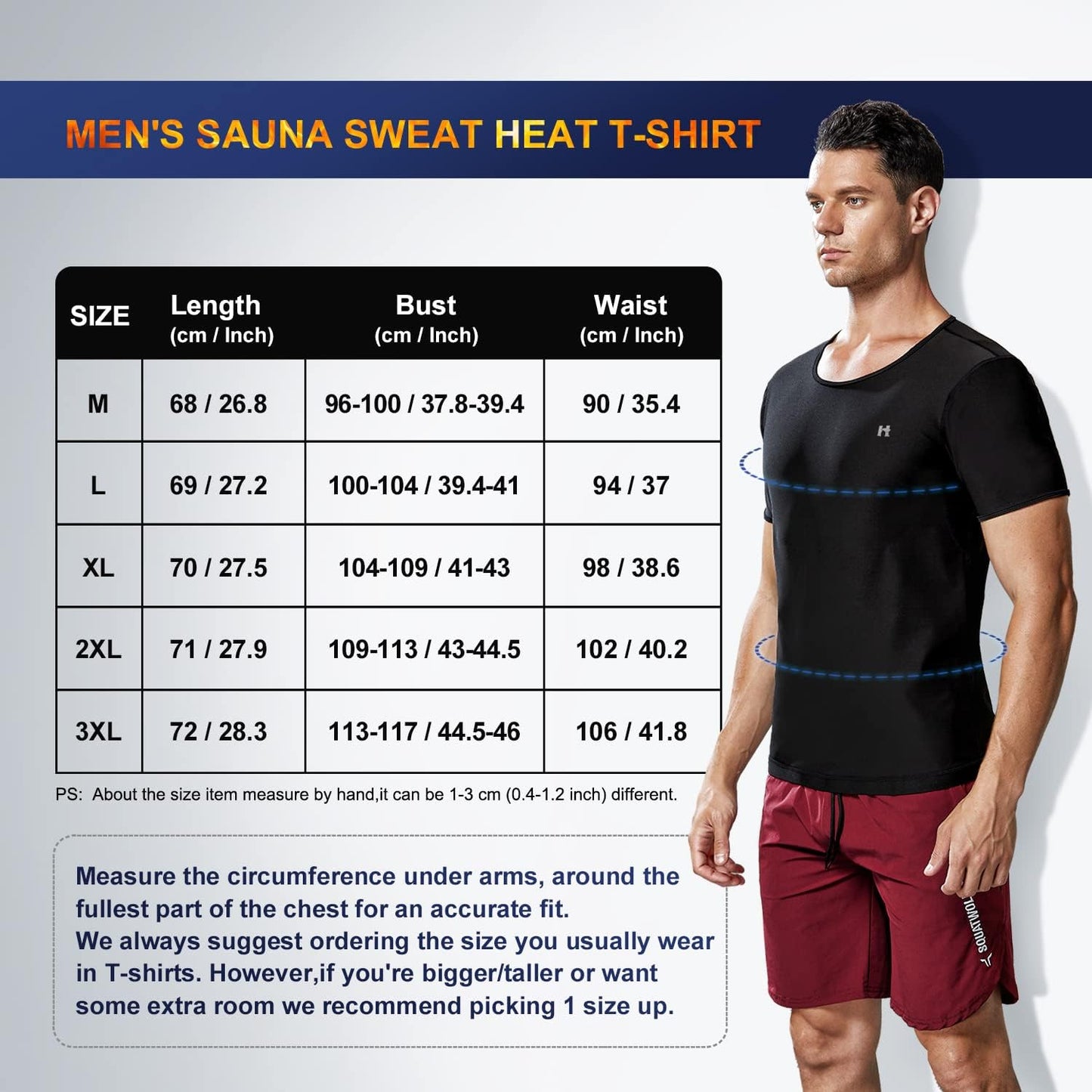 Men Sauna-Sweat-Shirt Slimming-Shapewear 